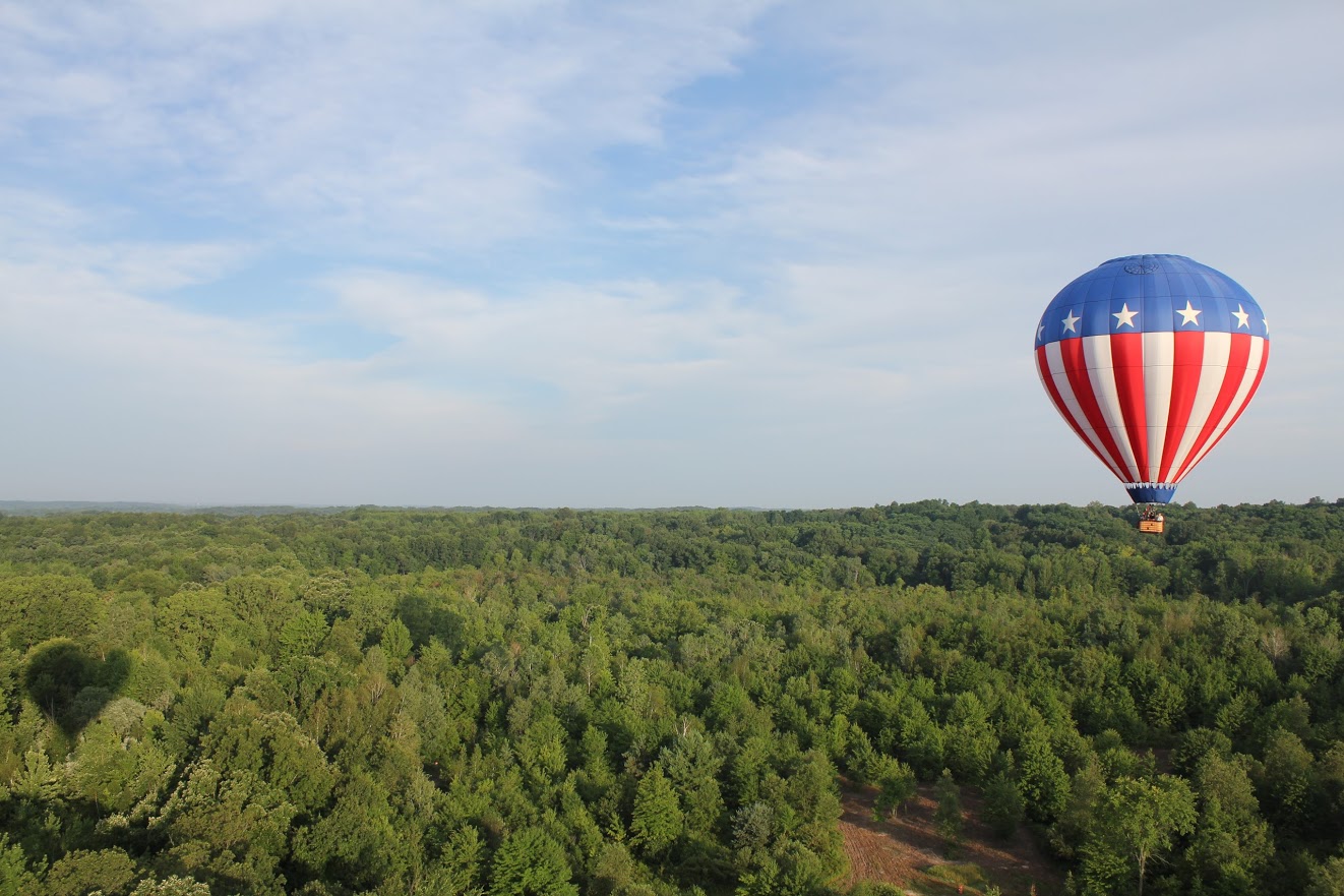 HOt air balloon rides in Michigan